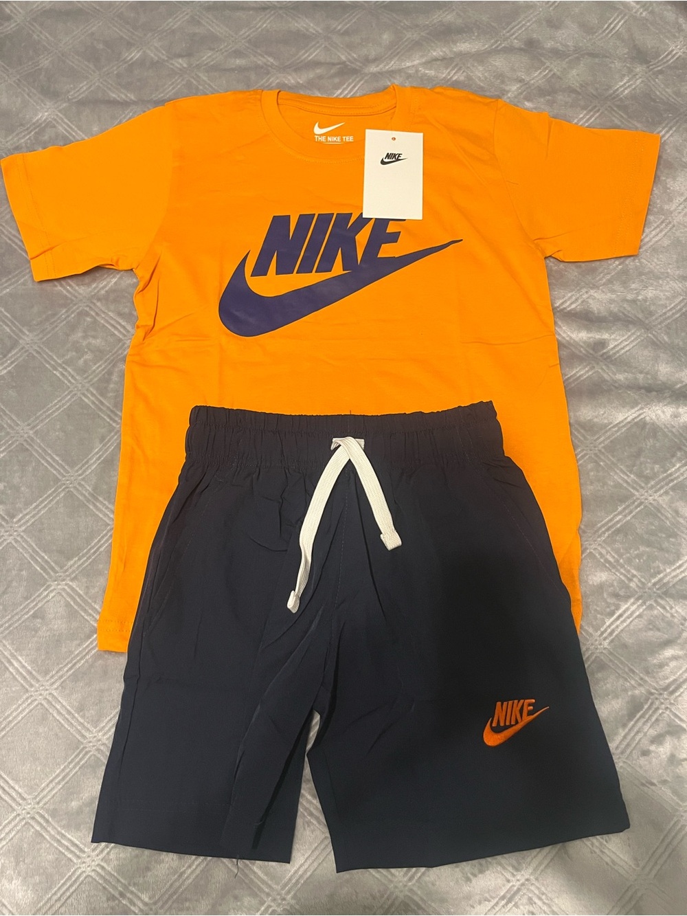 Nike shirt and short set.